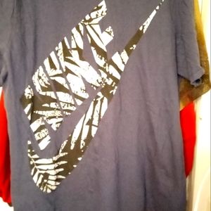 Blue Nike shirt